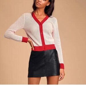 Lulus Meriwether Blush Pink Loose Knit Cardigan